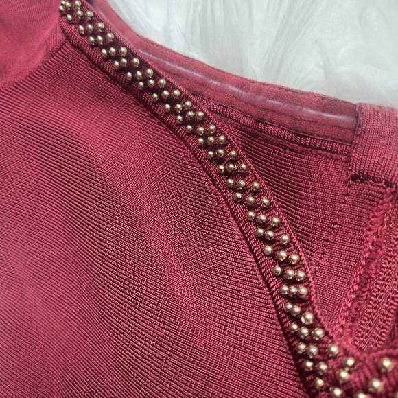 NWT Marciano Atzi Bandage Gown Red size Small - Picture 8 of 9